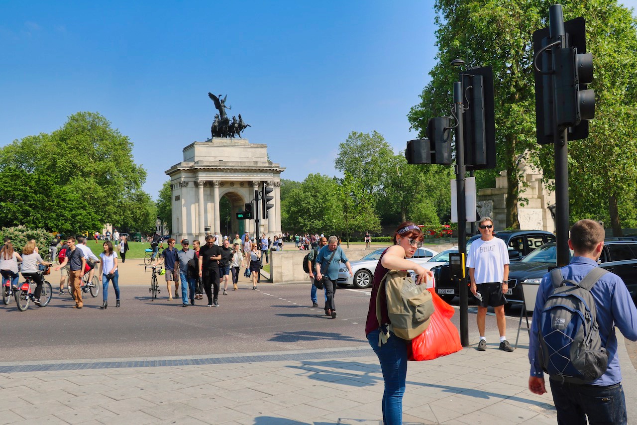 Ron at Wellington Arch (Hyde Park)